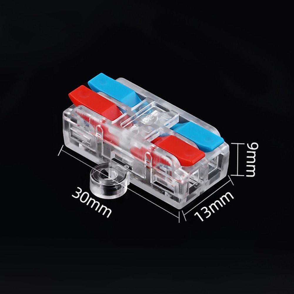 Мини-быстрая клеммная колодка Универсальные компактные компактные электрические разъемы для сращивания Электрические разъемы