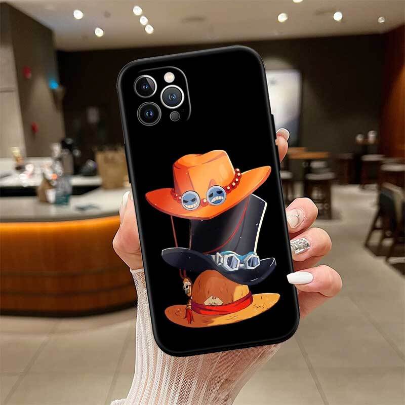One Piece Luffy ACE Sabo Phone Case for Xiaomi Poco C40 C51 C50 C55 C65 C71 C75 C85 F8 F7 F6 F5 F3 F2 X7 X6 X4 X3 X2 M7 M6 M5 M4 M3 M2 Pro