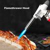 Torch Cooking AutoIgnition Butane Gas Welding-Burner Welding Gas Burner Flame Gas Torch Flame Gun Blow for BBQ Camping Cooking