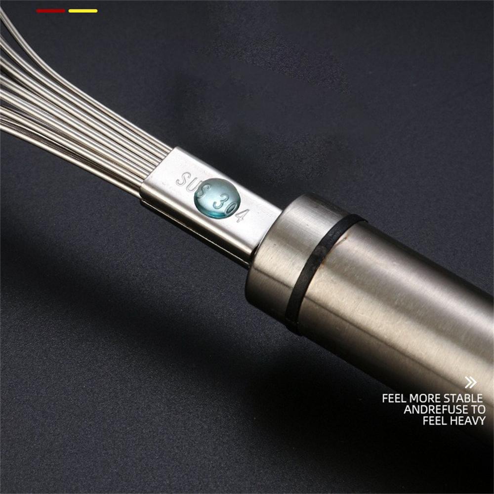 Полуавтоматический венчик для яиц из нержавеющей стали 304, ручной венчик-блендер