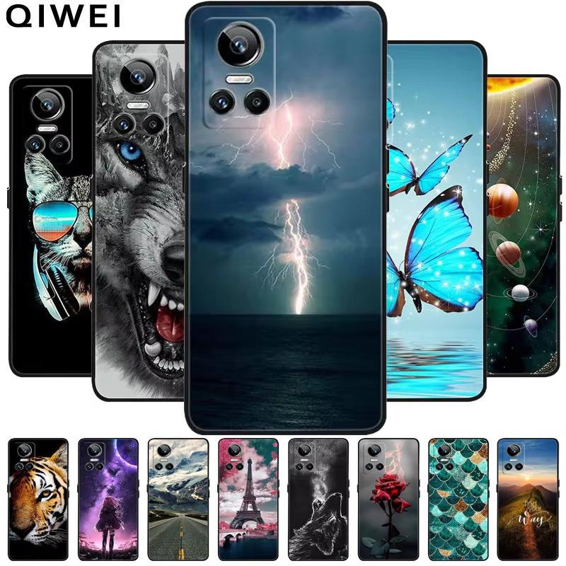 Чехол для Realme GT Neo3 5G Силиконовый Мягкий Волк Лев Funda Coque для Realme GT Neo 3 Защитный Чехол GT Neo3 150W Чехлы для Телефона Capa