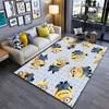 Yellow Cartoon Characters Pattern suitable as a non-slip mat for the living room or bedroom sofa