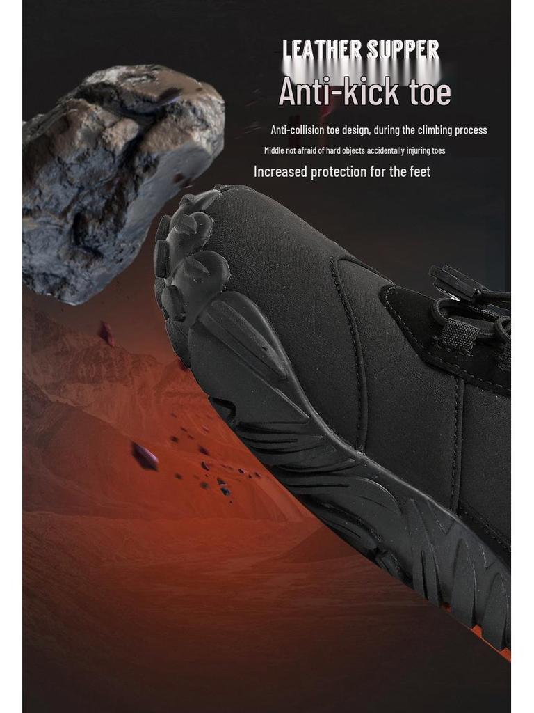 2024 Зимние водонепроницаемые высокие сноубутсы на флисовой подкладке - Теплая, дышащая повседневная хлопковая обувь для пар