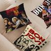 Классическая наволочка для подушки с изображением группы B-Bon J-Jovi Персонализированная наволочка для детской спальни Декор для вечеринки Подарок на день рождения ребенка