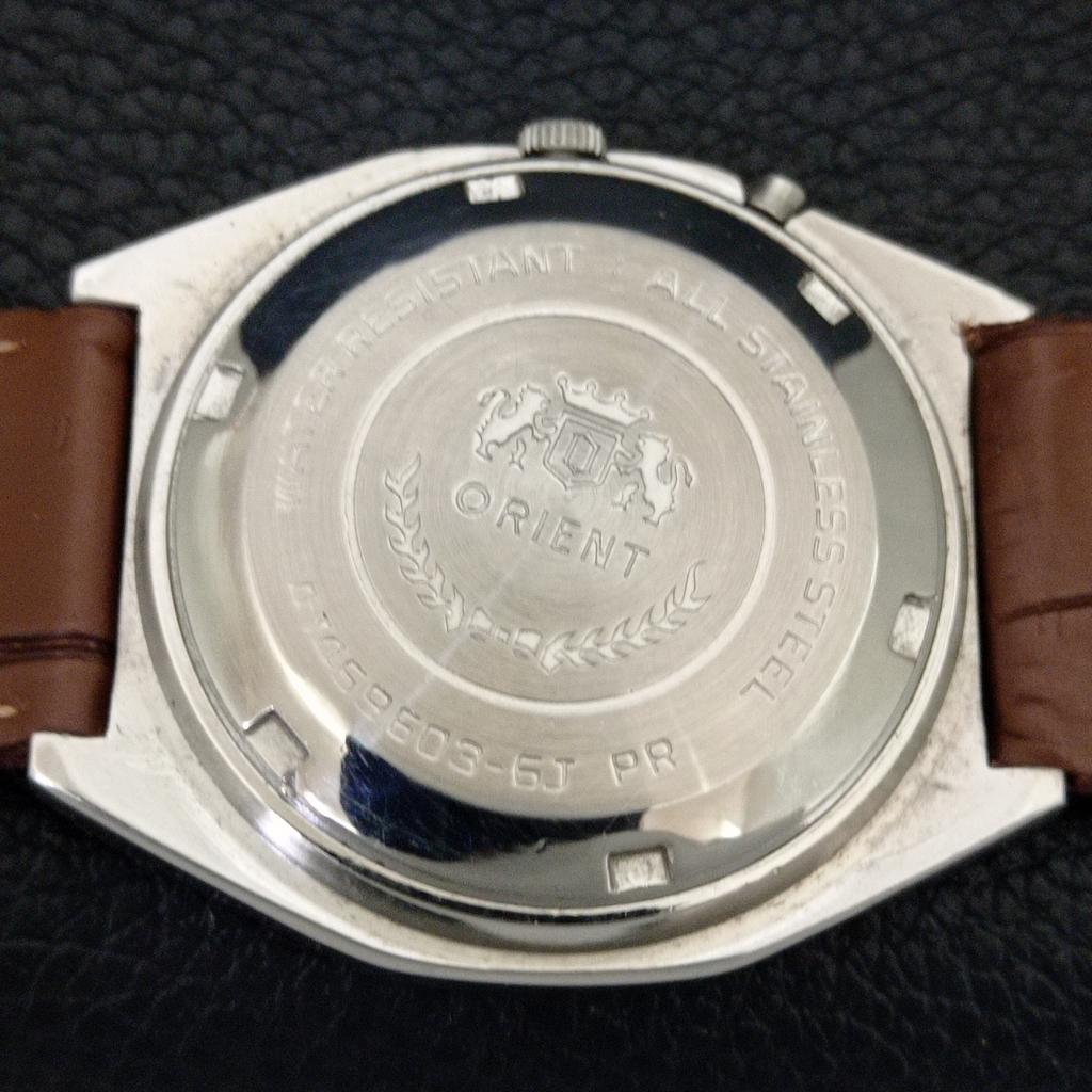 Orient АВТОМАТИЧЕСКИЕ 46941 ВИНТАЖНЫЕ ЯПОНСКИЕ МУЖСКИЕ ЧАСЫ С ОРИГИНАЛЬНЫМ ЦИФЕРБЛАТОМ a704890-1