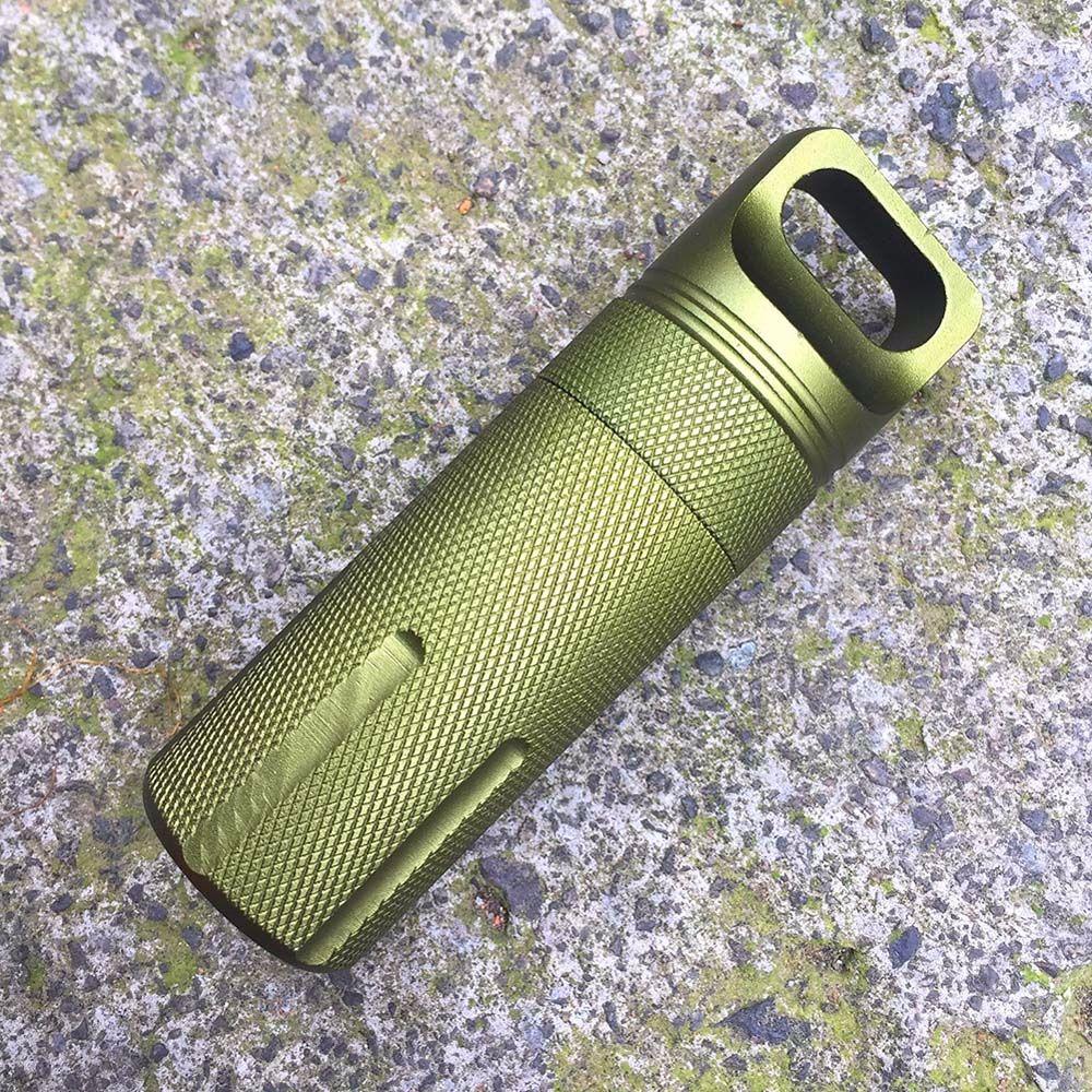 Survival Medicine Case Capsule Emergency Dry Bottle Seal Tank Pill Box First-Aid Canister Container