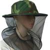 Camouflage Anti Mosquito Fishing Hat With Net Mesh Head Cover Fisherman Hat Mask Face Protect J19