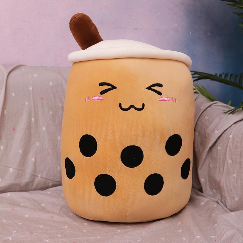 24 см Подушка для чая с молоком Kawaii Мягкая плюшевая игрушка Boba Tea Plushie Игрушка для детей Игрушки Подарки на день рождения