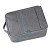 Large Capacity Shoe Bag for Travel Daily Use Storage Pouch Waterproof Top Handle Smooth Zippers Grey