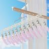 Ветрозащитная вешалка для одежды 20 прищепок вешалка для носков из нержавеющей стали сушилка для носков нижнего белья детской одежды подгузников полотенец