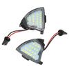 2PCS For VW GOLF 5 GTI V MK5 Jetta Passat B5.5 B6 Sharan Superb EOS LED Car Side Rearview Mirror Floor Lamp Puddle Welcome Light