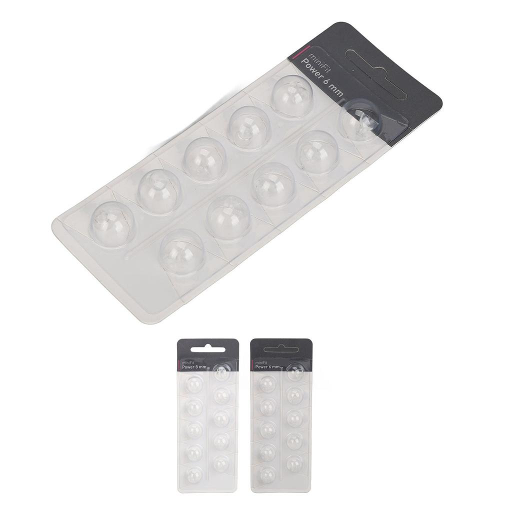 10PCS Hearing Ear Tips Higher Transparency Layer Closed Comfortable Anti Static Sound Aid Domes