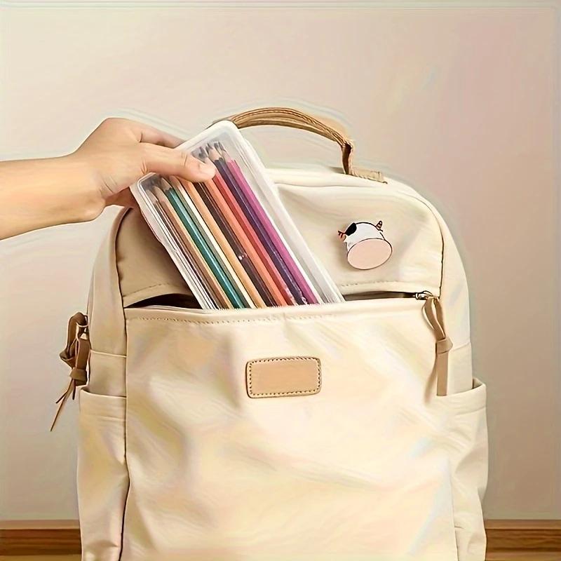 1/2/4 шт. Пенал Коробка ПП Пенал Многофункциональный Органайзер для Канцелярских Принадлежностей Школьные Принадлежности для Офиса Коробки для Ручек Наборы Сумки Пенал