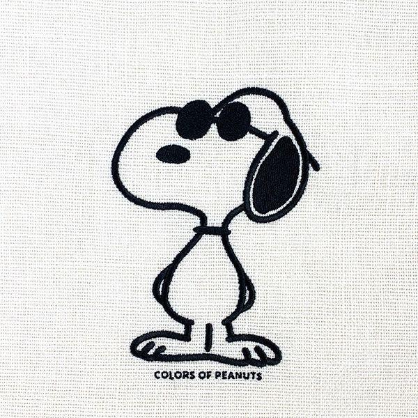 Snoopy Flat Tote Bag Black Bag for Lessons, School, Office