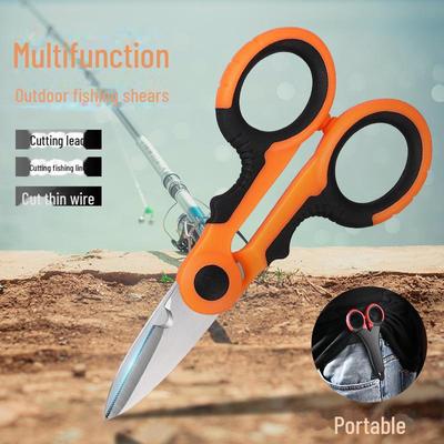 Портативные рыболовные ножницы Sawtooth для резки лески
