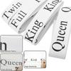 4 шт. эластичная лента King/Queen/Full/Twin печать простыни органайзер ленты одеяло одеяло хранение