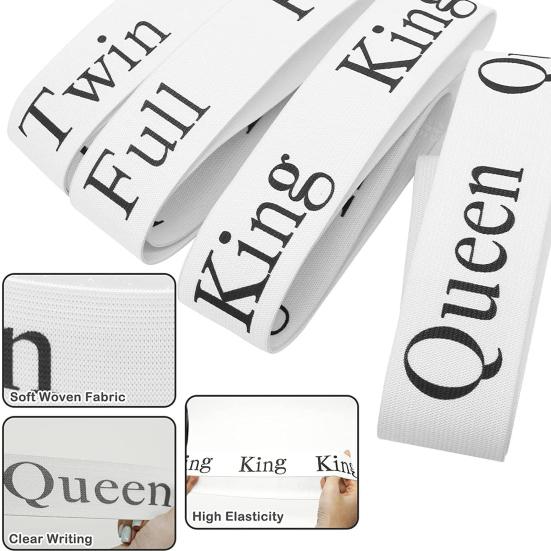 4 шт. эластичная лента King/Queen/Full/Twin печать простыни органайзер ленты одеяло одеяло хранение