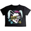 Blink 182 Womens/Ladies Blind Date Crop Top
