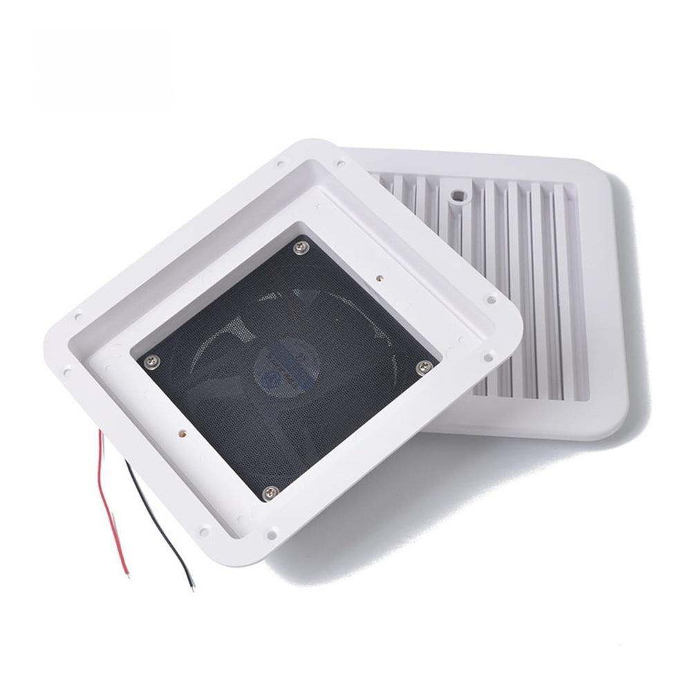 Low Noise Ventilator Trailer Air Vent For Caravan Cooling 12V Power Supply Dustproof Design Lightweight Plastic