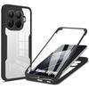 Full Case - E.F.CONNECTION - for Xiaomi 15T Pro - Hybrid Shockproof Transparent Rigid Black Border