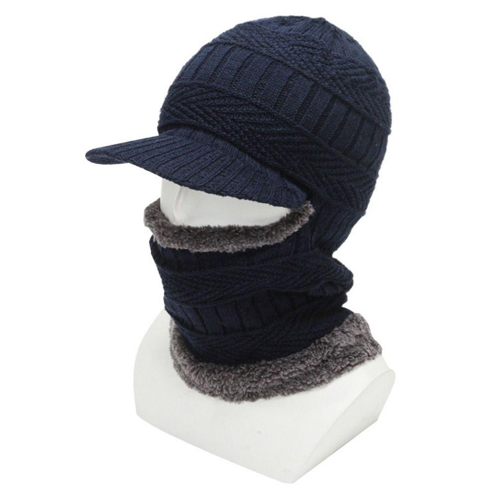Polyester Winter Warm Hat Neck And Face One-Piece Balaclava Mask Bonnet Warm Scarf Caps Winter