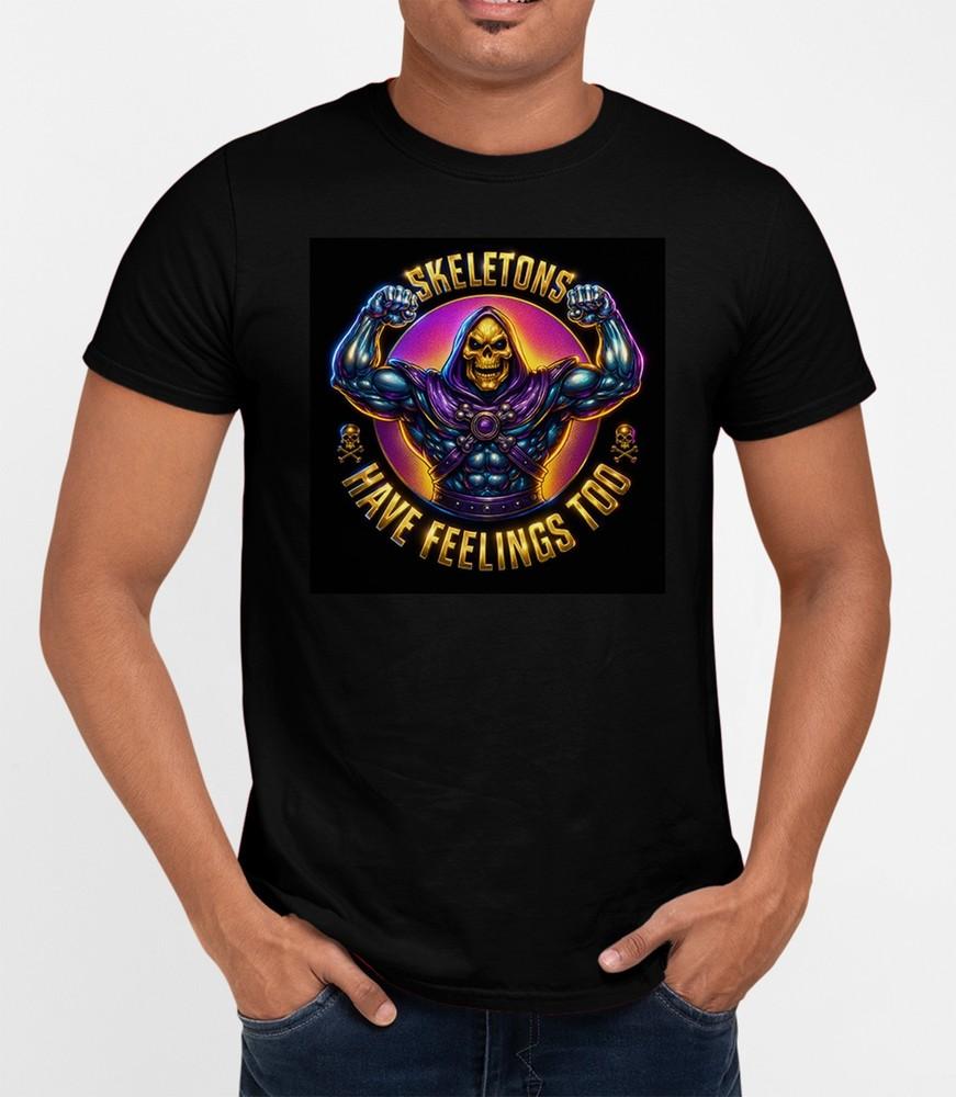 Скелеты Скелетор 80-е Футболка Крутая Ретро Фильм Классическая Футболка Подарок Рождество Унисекс Футболка