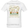 Made In 1979 Limited Edition 45th Birthday Cassette Tape T Shirts Summer Graphic  Streetwear Short Sleeve T-shirt Men