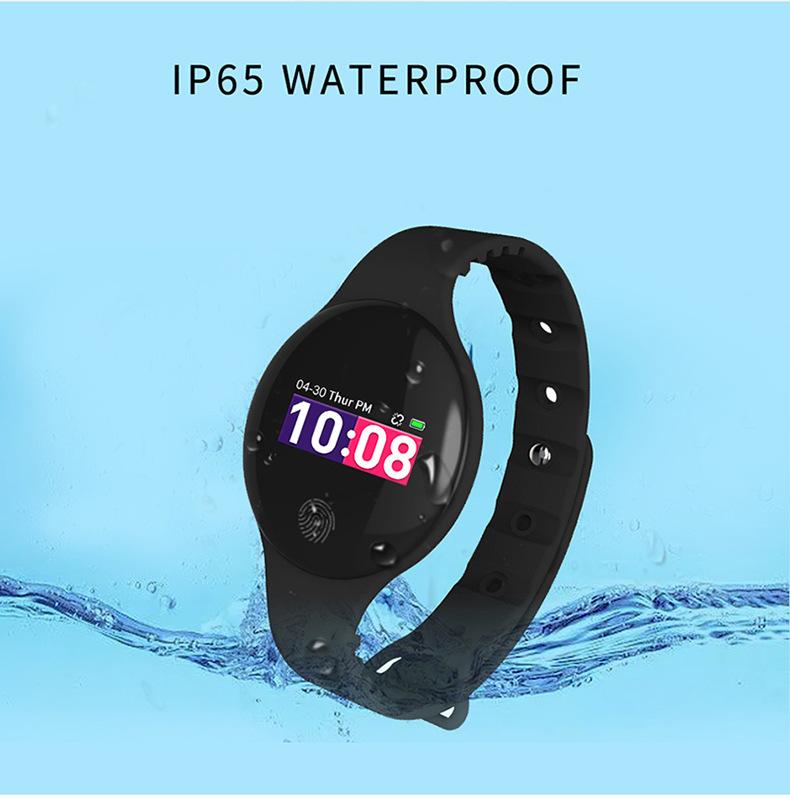 Умные часы IP65 OLED Спортивные Сообщения Здоровье Мужчины Женщины Молодежь Вибрирующий Будильник Браслет Bluetooth Шагомер Электронные Смарт-часы