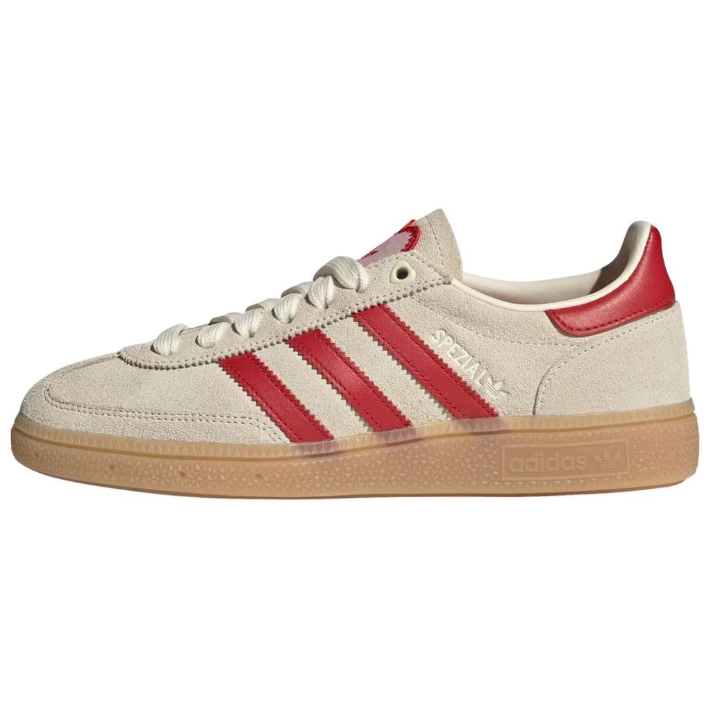 Adidas Кеды женские Handball Spezial Cream White Scarlet Sandy Pink Better-Scarlet KH9044