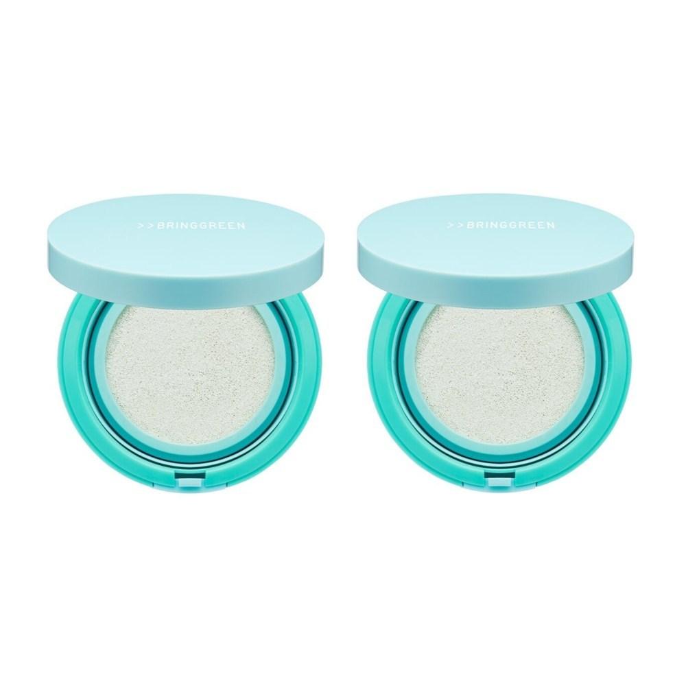 Bring Green Tea Tree Cica Tone Up Sun Cushion 15g 2pcs