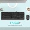 A4TECH FS1010 Бесшумная проводная клавиатура и мышь комбо