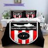 Sunderland AFC Pattern Bedding Home Decoration Birthday Gift (1 * duvet cover + 2 * pillowcase, without core)