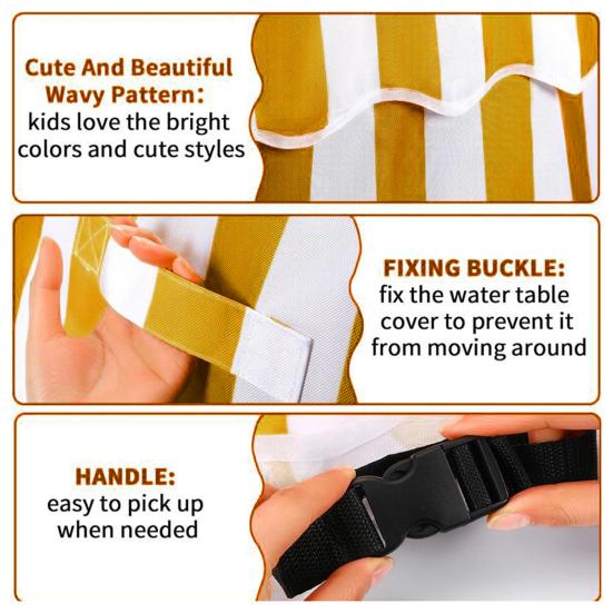 Waterproof Protective Cover for Outdoor Kid Toys Dustproof Thick Rainproof Anti-UV Full Protection Kids Water Table Cover