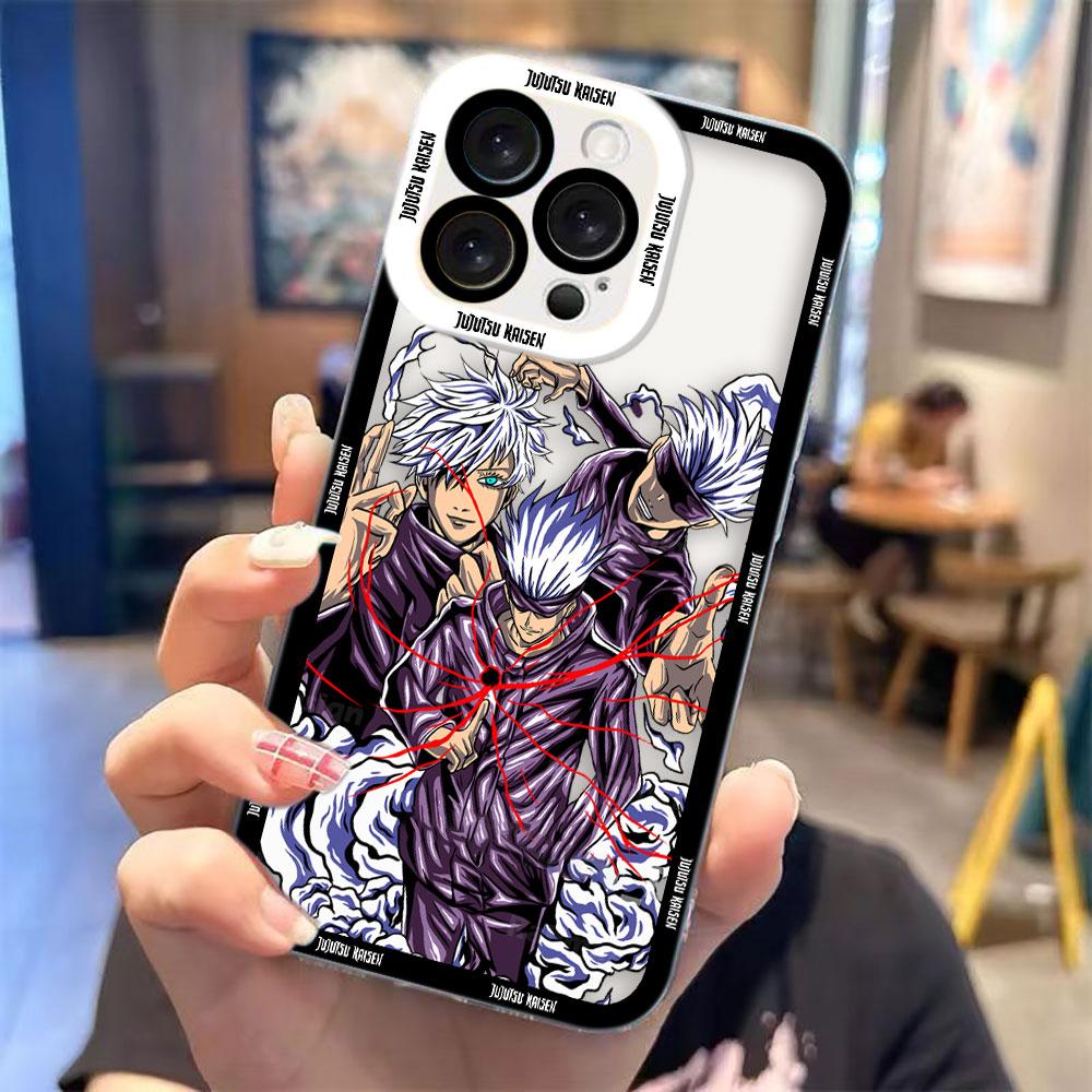 J-Jujutsu k-Kaisen Годжо Сатору Прозрачный Чехол Для Телефона Для VIVO Y400 Y100 Y75 Y51 Y50 Y36 Y35 Y28 Y21 Y20 Y19S Y17S Y16 Y15S Y04 Чехол