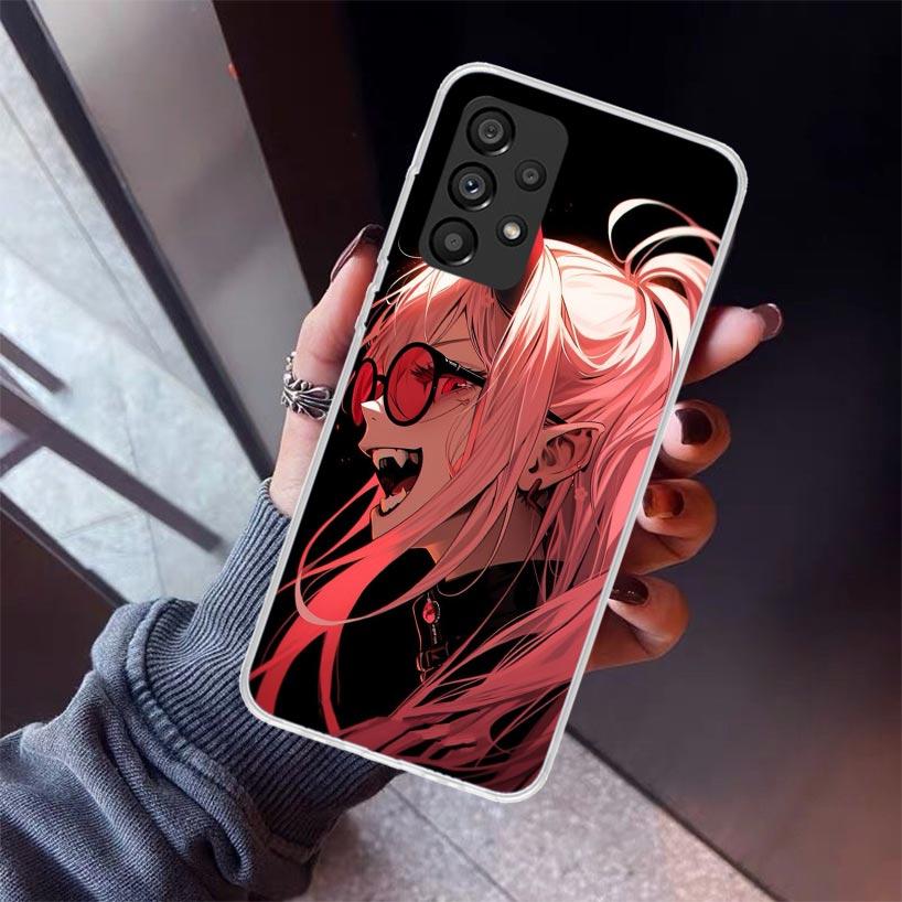 C-Chainsaw Mans Power Phone Case For Samsung Galaxy A17 A57 A37 A16 A26 A36 A56 A15 A25 A35 A55 A14 A13 A54 A53 A34 A24 A33 A23