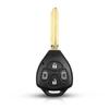 2/3/4 Buttons Remote Car Key Case Shell FOB for Toyota Camry RAV4 Yaris Prado Tarago Corolla REIZ Crown Avalon Venza