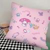 Мультяшная наволочка My Melody Модная квадратная наволочка Спальня Диван Комната Инс Декор Подушка для отдыха 40x40
