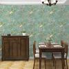 Винтажные ботанические птицы самоклеящиеся обои виниловые самоклеящиеся обои зеленые съемные контактные обои для декора дома