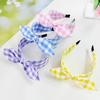 Non Slip Ocean Fish Print Headband with Cute Bow Perfect for Wide Hair Hoop Lovers