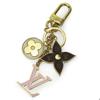 Used Key Ring Spring Street M01187 LV Signature Monogram/metal Brown Pink Key Ring