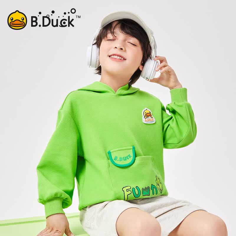 Детская толстовка с капюшоном B.Duck с мультяшным принтом для мальчиков