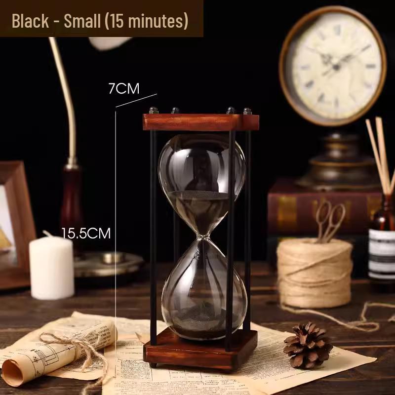 Ретро Креативное Песочные Часы Орнамент для Детей – 30/60 Минут, Защита от Падения Дизайн с Быстротекучим Песком