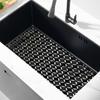 2 шт., 30x40 см, коврик для кухонной раковины, ПВХ, полый ромб, прямоугольник, противоскользящий, режущий, керамический, защита для раковины из нержавеющей стали, дренажная подушка