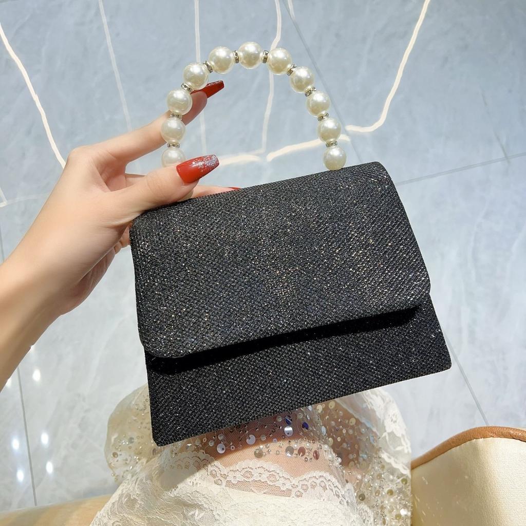 Diamond Square Handbag Women's Water Diamond Banquet Bag Socialite Cheongsam Small Bag