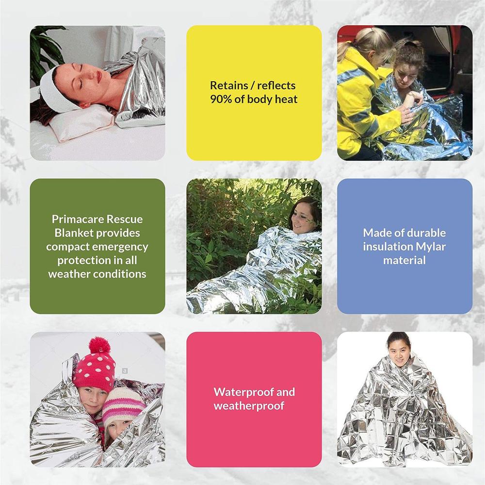 Тепловое одеяло из майлара для выживания в чрезвычайных ситуациях, космическое одеяло из фольги для NASA, согревающее тело, походное снаряжение для оказания первой помощи на открытом воздухе, походное снаряжение для путешествий