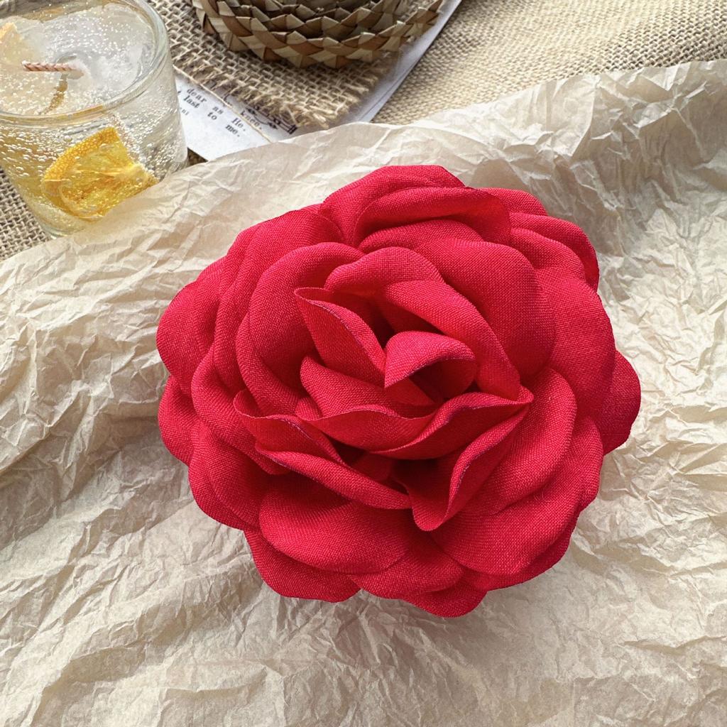 1/2/6pcs Stereoscopic Rose Flower Hair Clip Fpr Women Elegant Back of The Head Hair Shark Clip able Girl Hair Accessories