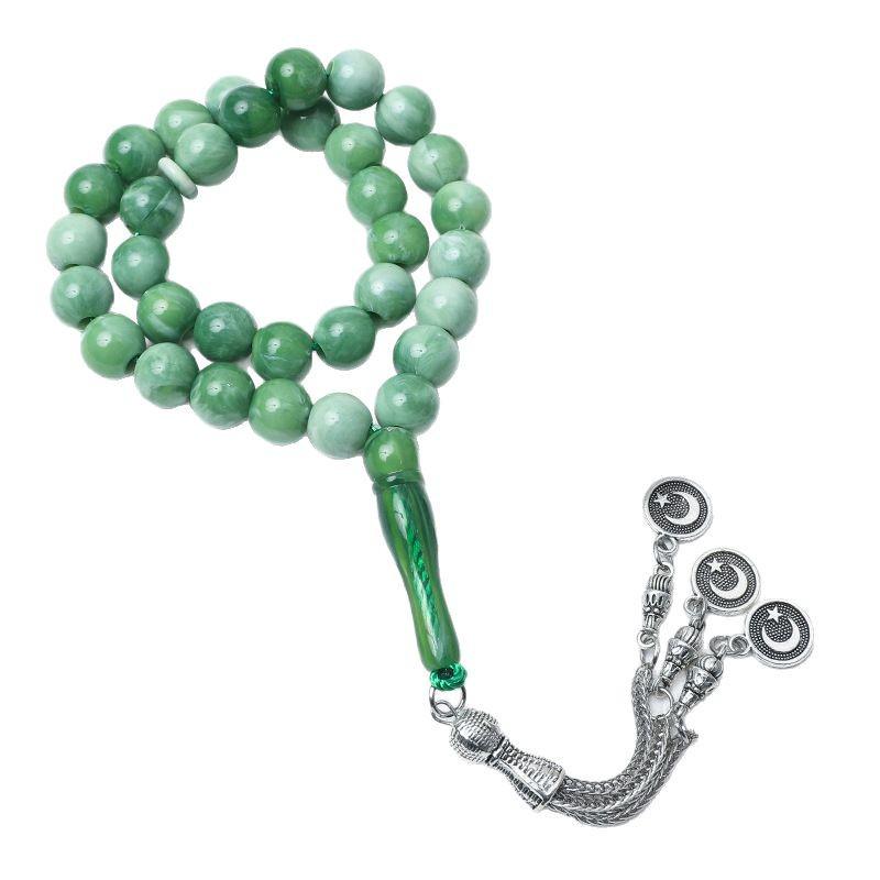 Унисекс 33-бусины 10 мм Тасбих: Мусульманские четки с Ближнего Востока