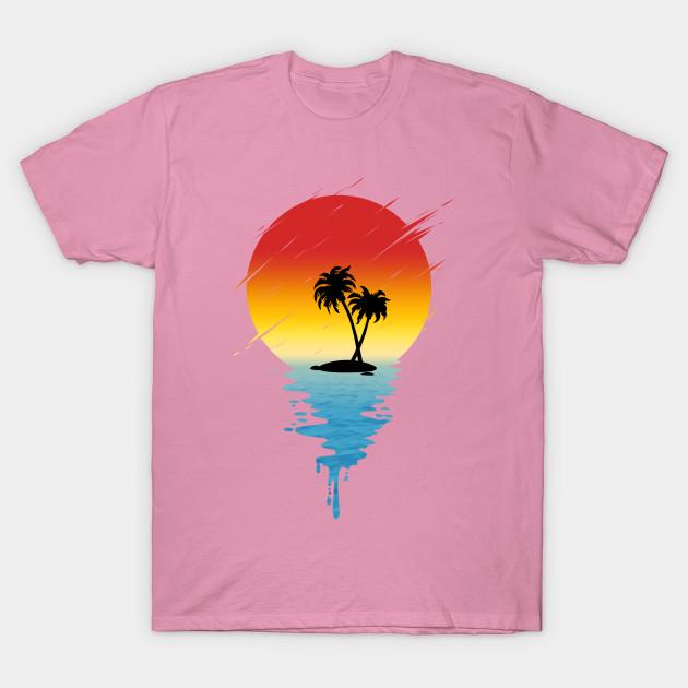 Футболка женская Melting Island Harajuku Print Kawaii футболка летняя женская футболка с коротким рукавом топ футболка