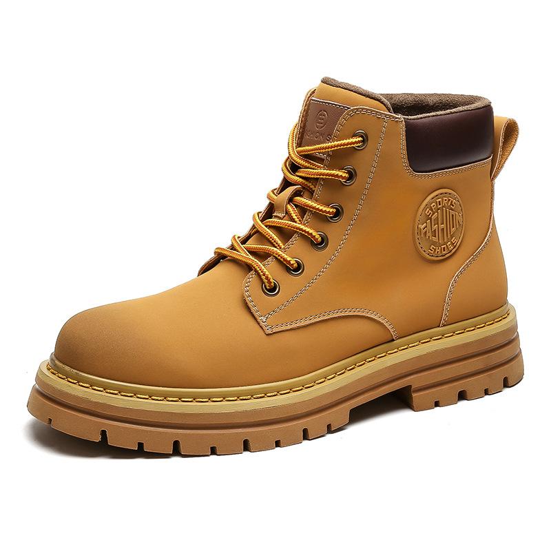 Осенние новые мужские ботинки из натуральной кожи классические рабочие ботинки мужские рабочие ботинки