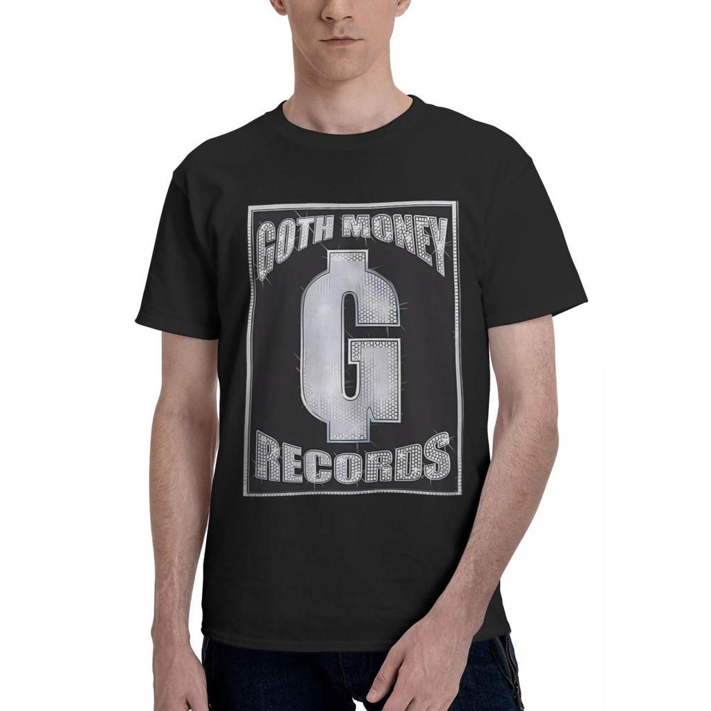 Goth Money Records Блестящая Повседневная Дышащая Удобная Футболка 100% Хлопок Высококачественная Мужская Одежда Забавные Подарки